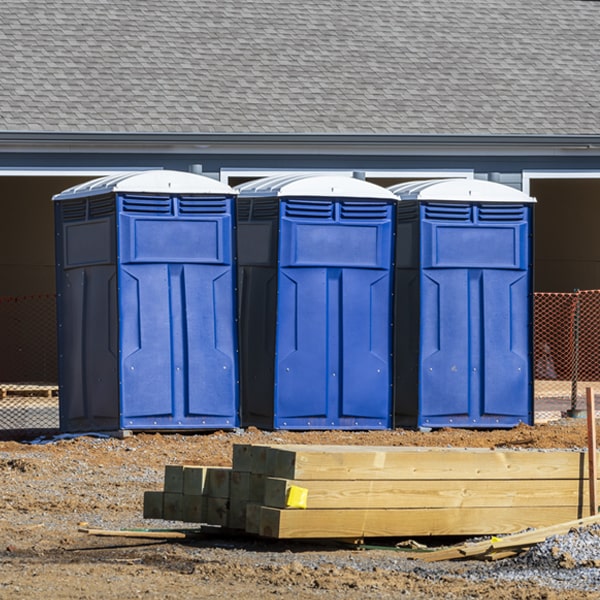 what is the expected delivery and pickup timeframe for the portable toilets in Pine Beach NJ